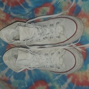 White high top converse